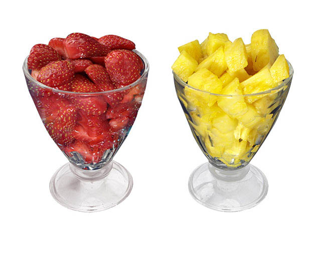 Fraises ou ananas au sucre