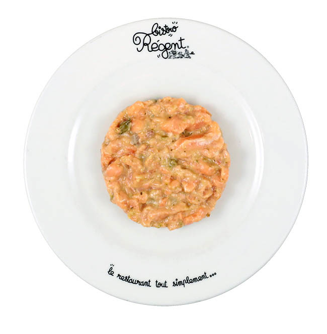 Le tartare de saumon Charmlcia